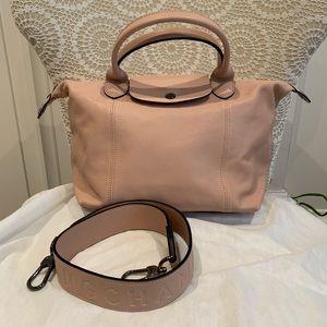 Longchamp Le Pliage Cuir in Size Small (new model)